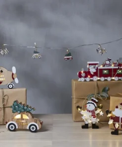 BILLY Ljusslinga Batteri 1,8m 10LED Varmvit/Flerfärgad