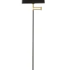 BIRKA Golvlampa 155cm Svart/Matt Mässing