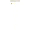 BIRKA Golvlampa 155cm Vit/Matt Mässing