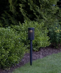 BLACE Solcells-pollare 46cm Svart IP44