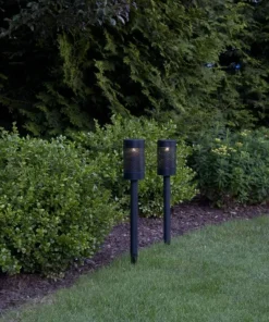 BLACE Solcells-pollare 46cm Svart IP44