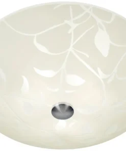 BLADVERK Plafond 50cm Vit/Stål