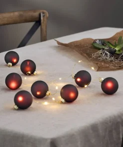 BLISS Ljusslinga Batteri 1,6m 22LED Varmvit/Röd