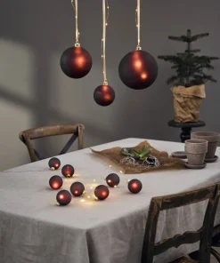 BLISS Ljusslinga Batteri 1,6m 22LED Varmvit/Röd