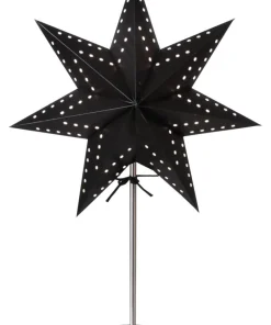 BOBO Stjärna på fot 51cm Svart