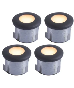 BOLTHI Decklight 4-Pack 3,5cm Antracitgrå 12V IP67