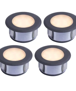 BOLTHI Decklight 4-Pack 7cm Antracitgrå 12V IP67