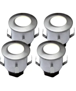 BOLTHI Decklight 4-Pack Frost 3,5cm Stål 12V IP67