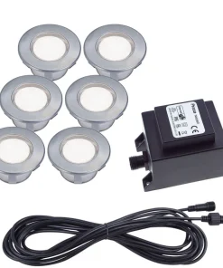 BOLTHI Decklight Paket 6,5cm Stål 12V IP67