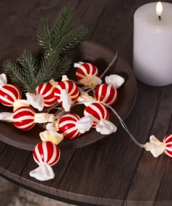 BONBON Ljusslinga Batteri 1,35m 10LED Varmvit