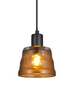 BONNIE Fönsterlampa 13cm Svart/Amber
