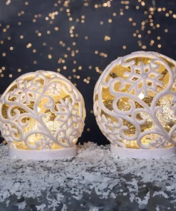 Bordsdekoration Frost Kula 15cm