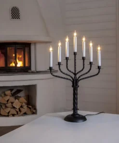 BORE Ljusstake 7L 56cm Svart