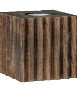 BOX Lampfot E27 10cm Trä