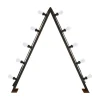 BRIGHT Ljusstake Utomhus 10L 120cm Corténstål/Opal