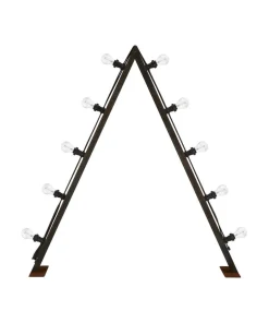 BRIGHT Ljusstake Utomhus 10L 120cm Corténstål/Klar
