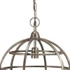 BRISTOL Taklampa 41cm Råsilver