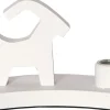 BRUCE Ljusstake 18cm Vit