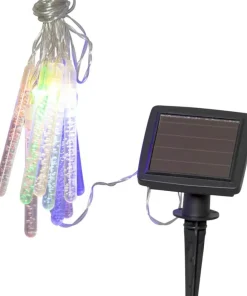 BUBBLY LIGHT-CHAIN Solcells-ljusslinga 180cm 10LED Flerfärgad/Klar