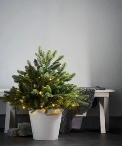 BUSK Dekorationsgran Batteri 40LED 75cm Grön IP44