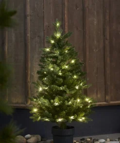 BYSKE LED Julgran 90cm 50LED Grön IP44