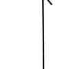 CADIZ Golvlampa Dimbar 130cm Svart/Matt Mässing