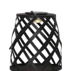 CALABRIA Solcellslykta 20cm Svart