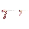 CANDYCANE Ljusslinga Batteri 1,35m 10LED Varmvit/Vit