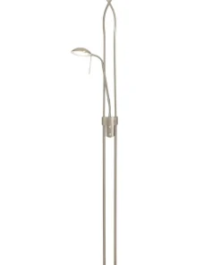 CANNES Golvlampa LED-Uplight Dimbar 180cm Stål
