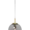 CAPELLA Fönsterlampa 18,5cm Borstad mässing/Rökfärgad
