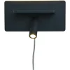CARGADOR Väggspot USB 24cm Svart
