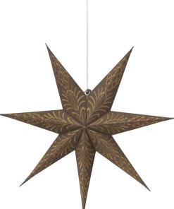 CELESTE Julstjärna 60cm Brun/Guld