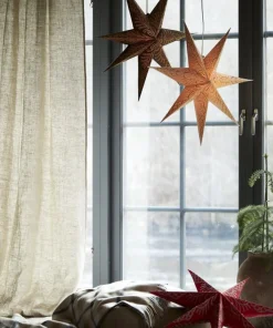 CELESTE Julstjärna 60cm Brun/Guld
