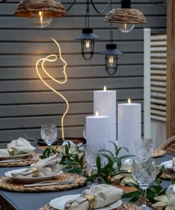 CESTA LIGHT Ljusslinga 350cm 6LED Varmvit/Svart