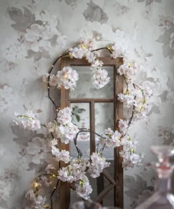 CHERRYFLOWER Girland Batteri 180cm Rosa