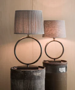 CIRCLE Lampfot 43cm Råsilver
