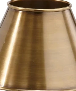 CLASSIC Metallskärm 22/11cm Antikmässing