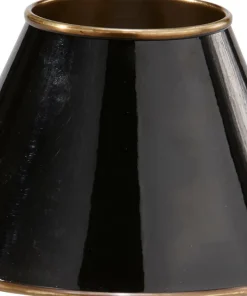 CLASSIC Metallskärm 22/11cm Svart/Antikmässing