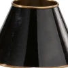 CLASSIC Metallskärm 19/10cm Svart/Antikmässing