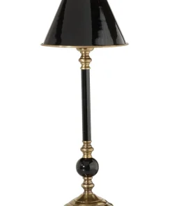 CLASSIC Metallskärm 19/10cm Svart/Antikmässing