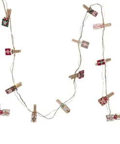 CLIPPY ADVENT Klämmor Batterislinga 24LED 2,4m