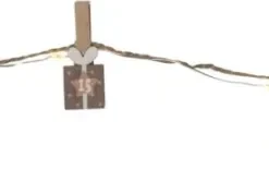 CLIPPY ADVENT Klämmor Batterislinga 24LED 2,4m