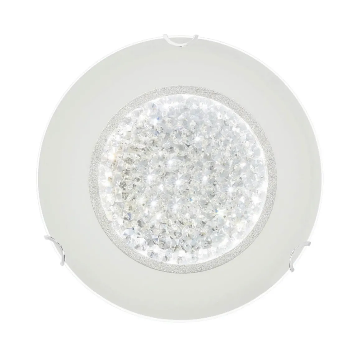 CLUSTER LED-Plafond Rund 30cm Frostad/Kristall