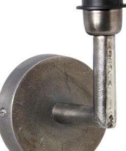 COLUMBUS Vägglampa 22cm Råsilver