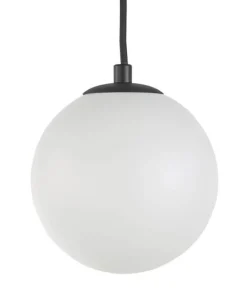 COMO Fönsterlampa 12cm Svart/Opal