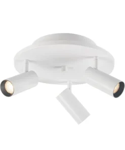 CONCORD Takspot Rund 3L Dimbar 34cm Vit