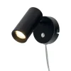 CONCORD Vägglampa 14cm Svart