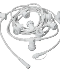 CONNECTA E27 Ljusslinga Extra 7,35m IP44 Vit