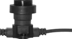 CONNECTA FLAT E27 Ljusslinga Extra 7,35m IP44 Svart