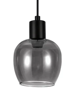 CONNY Fönsterlampa 12cm Svart/Rökfärgad